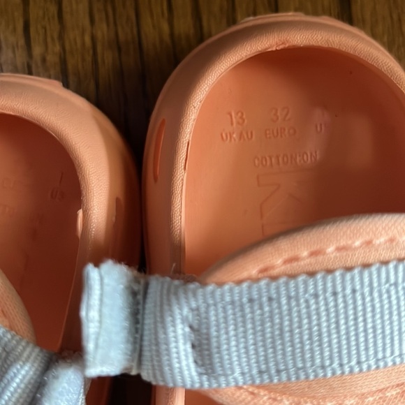 NWOT Cotton On Charlie Beach Slide Size 1 Orange - Picture 3 of 3